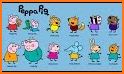 Little Pigs Coloring with Peppa Game related image