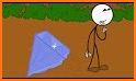 Stealing the diamond, a stickman adventure related image