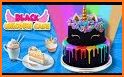 Black Unicorn Cake Maker! DIY Rainbow Glitter Food related image