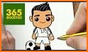 Cristiano Ronaldo Pixel - Color by number Neymar related image