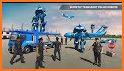 US Police Robot Car Game – Police Plane Transport related image
