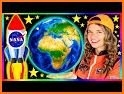 Space game for kids Planets Spacecraft for toddler related image