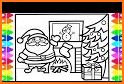 Coloring Christmas and Santa related image