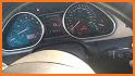 GPS Speedometer OBD2 Car dashboard: Speed limit related image