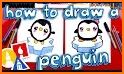 Cute snow penguin theme related image