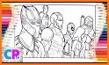 Coloring Book For Super Heroes Masks 2020 related image