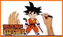 Learn how to draw Goku for Dragonball related image