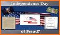 USA independence Day photo frame 2018 related image