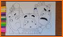 Oddbods Coloring Game Page related image