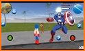 US Robot Stickman Rope Hero - Capitaine American related image