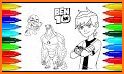 Ben 10 Coloring Pages related image