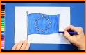How to draw flags of Europe related image