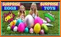 Surprise Eggs - Chocolate Kids Eggs Prize Toys related image