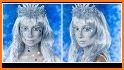 Ice Queen Rainbow Eye Makeup related image