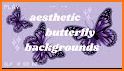 Aesthetic Butterfly Keyboard Background related image