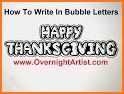Happy Thanksgiving Greetings with Name related image