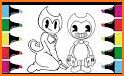 coloring book for bendy related image