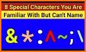 Special Characters related image