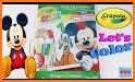 Mickey Craft 3D Coloring Book by Number related image