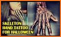 Creepy Halloween Tattoo Design related image