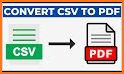 CSV File Viewer: CSV to pdf converter related image