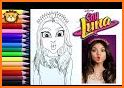 Coloring Book For Soy Luna related image