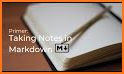 Leaf Note -- the markdown note-taking application related image
