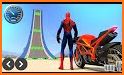 Spider Superhero Bike Stunt - GT Racing Mega Ramp related image