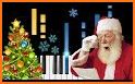 Merry Christmas theme keyboard with Santa Claus related image