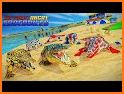 Angry Crocodile Beach Attack related image