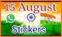 Independence day - 15 August Stickers for Whatsapp related image