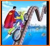 Superheroes Tricky Motorbike Stunt related image