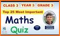 Grade 3 Maths Quizzes related image