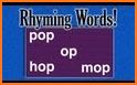 Rhyming word game for kids related image