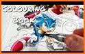 Coloring Book For Sonic: Coloring Shadow's Page related image