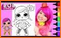 Dolls Surprise Coloring Book Lol - Games related image