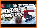 Snowboard downhill ski: mountain adventures game related image