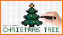 Christmas Colouring Pixel Art related image