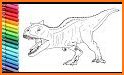 Kids Coloring Book Dinosaurs related image