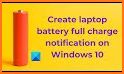 Battery full charge notification related image