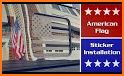 American Flag Stickers related image