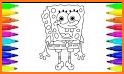 Spongebob coloring page book related image