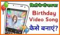 Birthday video with pictures and music related image