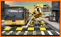 Flying School Bus Transform Robot Games related image
