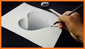 How to draw 3d drawings step by step related image