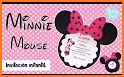 Minni Mouse Invitation Card related image