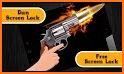 Gun shooting lock screen related image