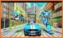 US Police Car Real Robot Transform: Robot Car Game related image
