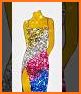 Dress glitter color by number related image