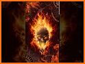 Crack Screen Skull Live Wallpapers Themes related image